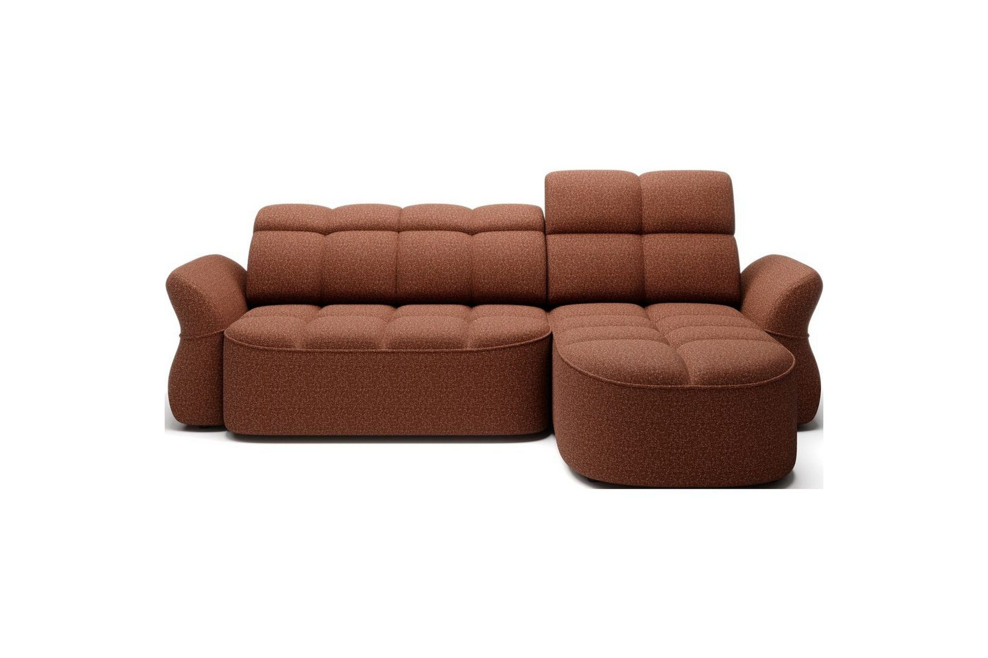 Kulmasohva Eltap Beneth 301x115x185 cm - Breona 30, oranssi, Oikea