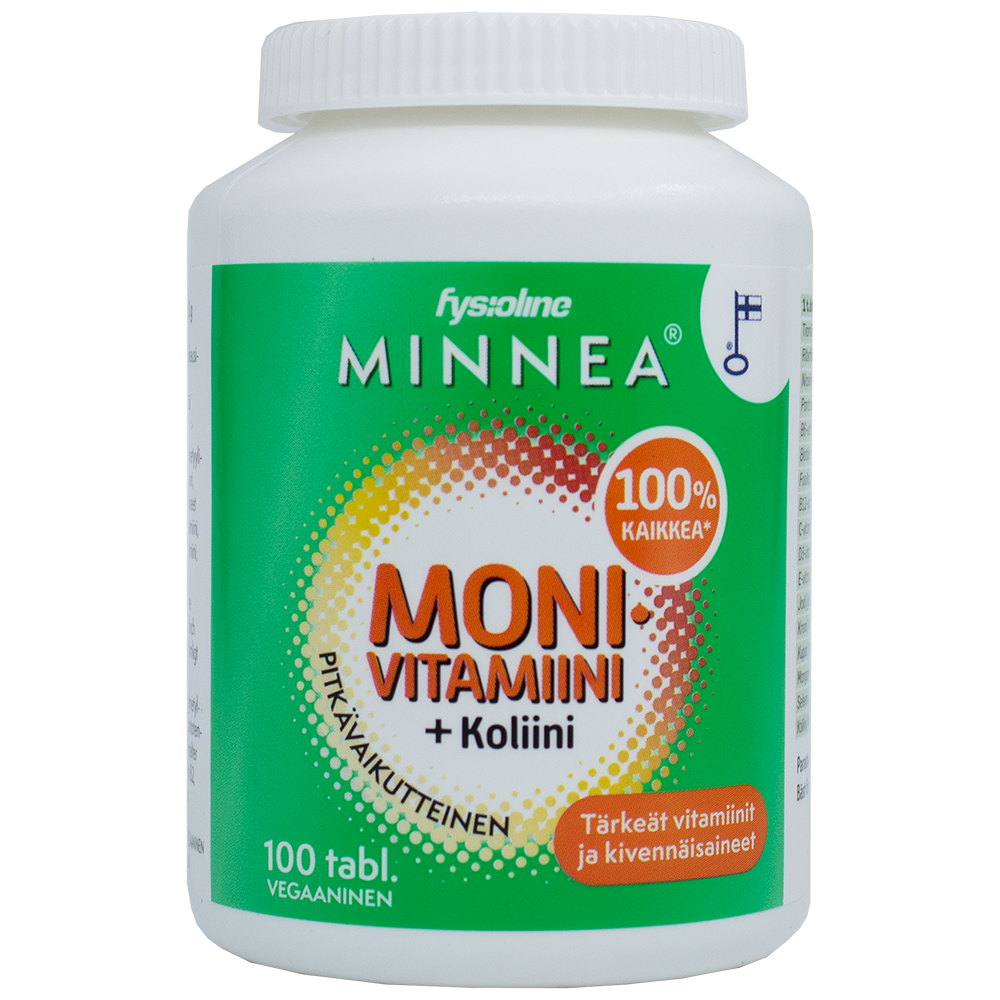 Minnea monivitamiini+koliini
