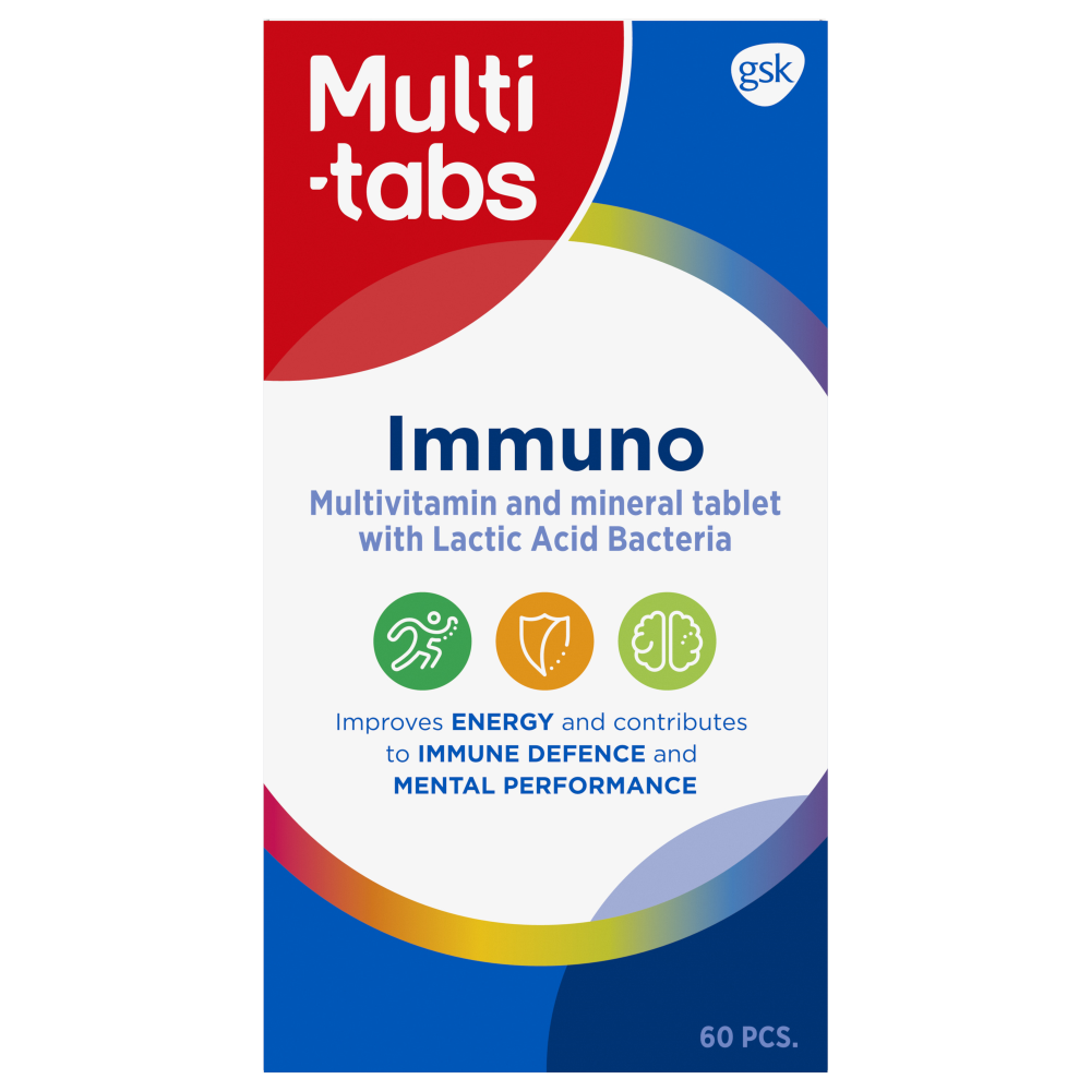 Multi-tabs Immuno Monivitamiini + Maitohappobakteeri