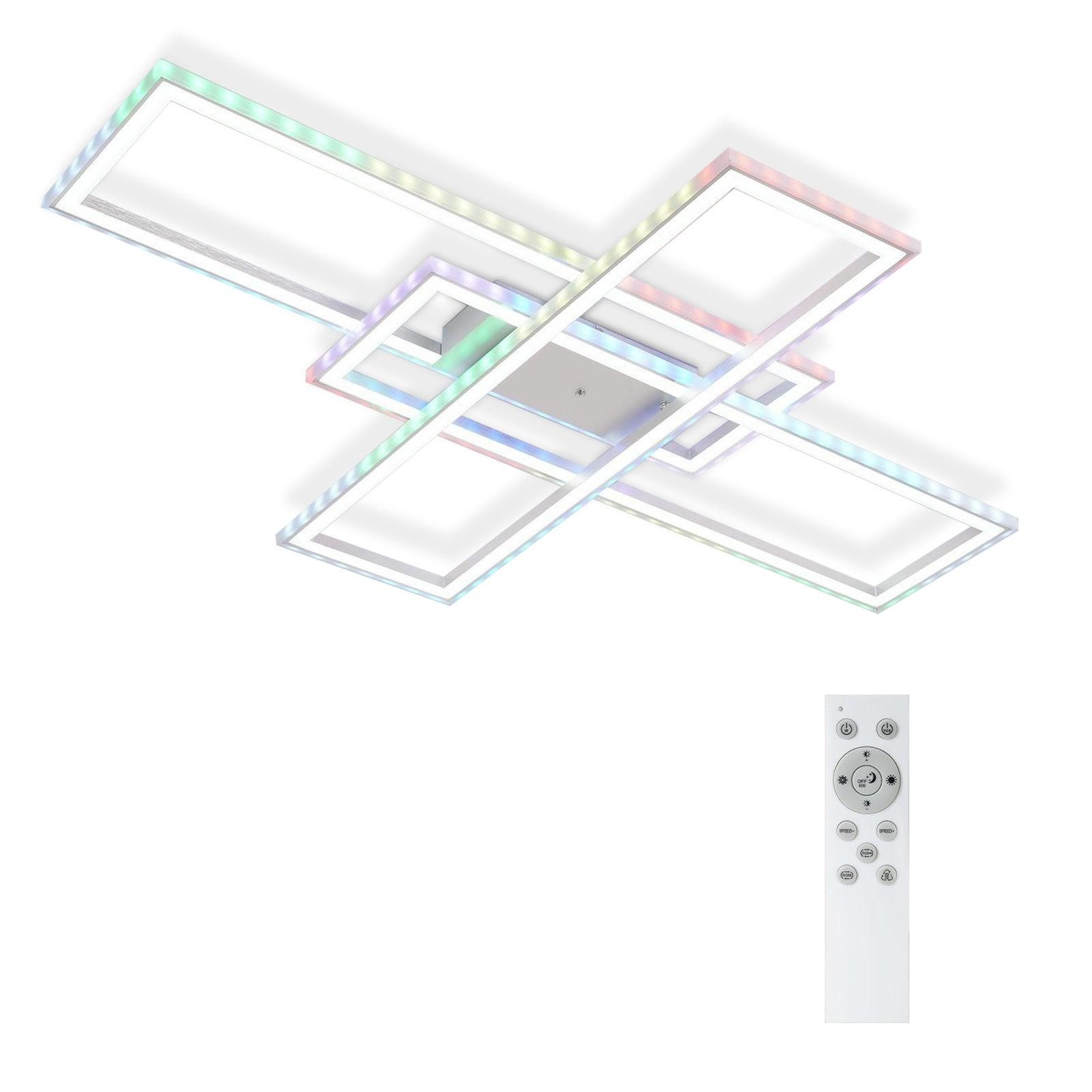 ZMH LED-kattovalaisin himmennettävä RGB-kaukosäätimellä