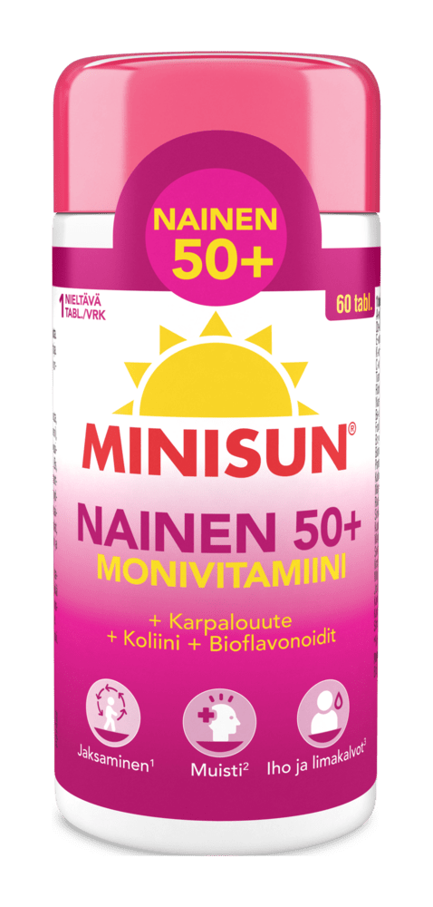 Minisun Monivitamiini Nainen 50+